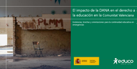 El impacto de la DANA en el derecho a la educación en la Comunitat  Valenciana