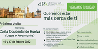 Visita de la Oficina de Información del dPA a  Ayamonte (Huelva)