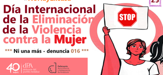 El Defensor del Pueblo andaluz alienta a las mujeres que sufren violencia a denunciar esas situaciones