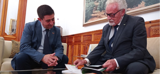 Visita del Defensor a la Diputación de Jaén