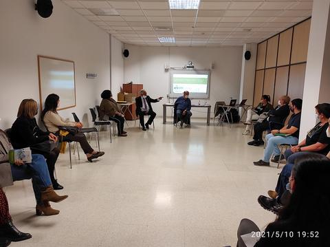 Imagen de un momento de la reunión del Defensor del Pueblo Andaluz con las Asociaciones y otras Entidades que asistieron