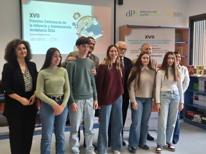 El Defensor de la Infancia entrega el XVII Premio "Así veo mis derechos" modalidad video El Defensor de la Infancia entrega el XVII Premio "Así veo mis derechos" modalidad video