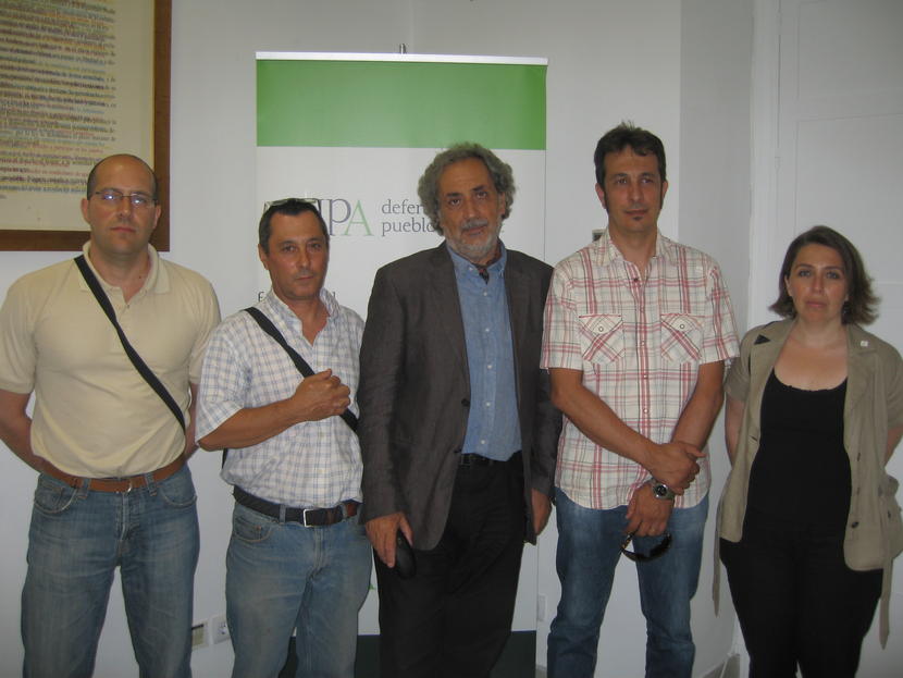 Jueves 14 de Junio. Reunión con trabajadores de la Mancomunidad del Bajo Guadalquivir.