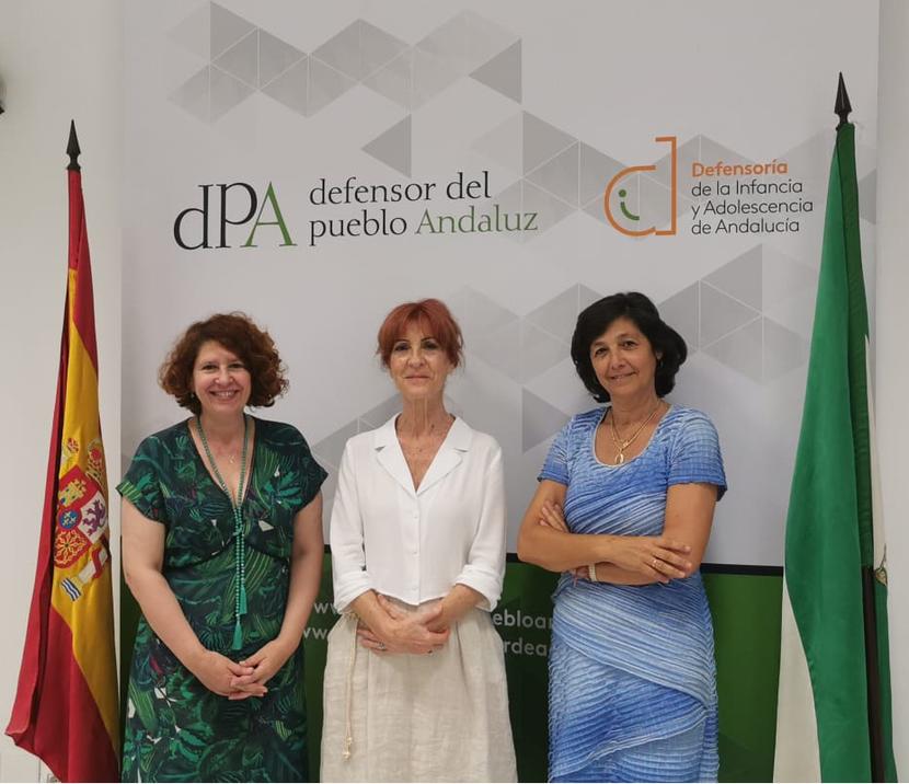 Visita de la Adjunta al Ararteko para conocer el servicio de Mediación del Defensor del Pueblo andaluz