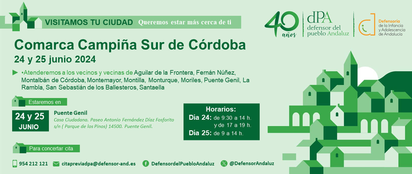 La Oficina de Información y Atención Ciudadana se desplaza a la Campiña Sur de Córdoba para la atención presencial a la ciudadanía La Oficina de Información y Atención Ciudadana se desplaza a la Campiña Sur de Córdoba para la atención presencial a la ciudadanía