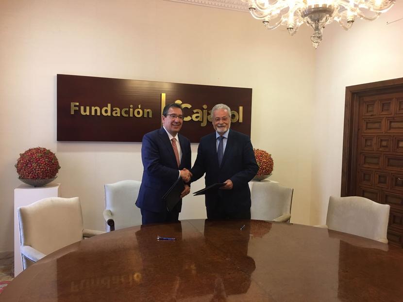 El Defensor del Pueblo Andaluz y el Presidente de la Fundación Cajasol renuevan su convenio de colaboración para la promoción de los derechos sociales