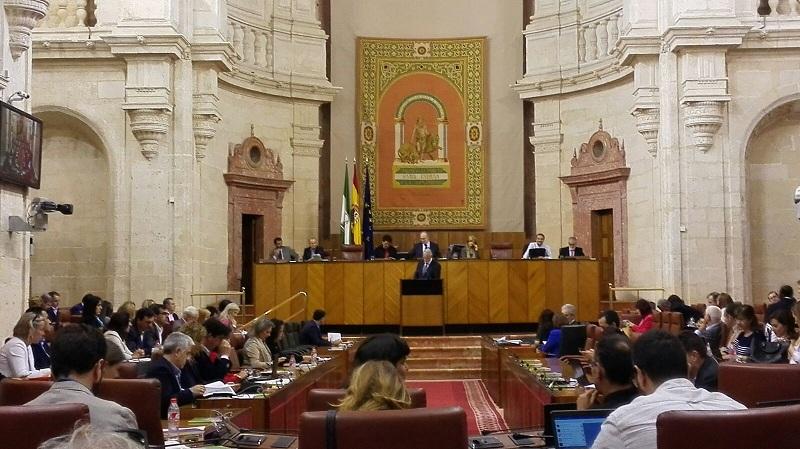 Presentación del Informe Anual 2014 en Pleno del Parlamento de Andalucía