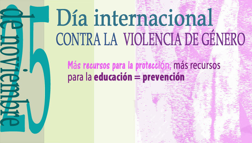 En el Día Internacional para la Eliminación de la Violencia contra la Mujer