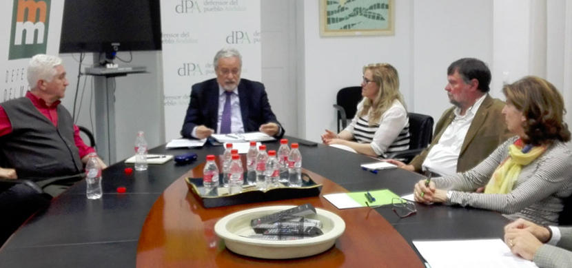 Reunión del Defensor con la Asociación Laica de Andalucía